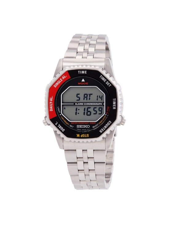 NWT Seiko Rotocall Alarm Chronograph Quartz Digital Watch